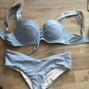 Victoria's Secret Soft Blue Bikini Set